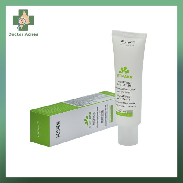 Kem Dưỡng Ẩm Trị Mụn Babe Stop AKN Mattifying Moisturiser nhà thuốc phòng khám Doctor Acnes