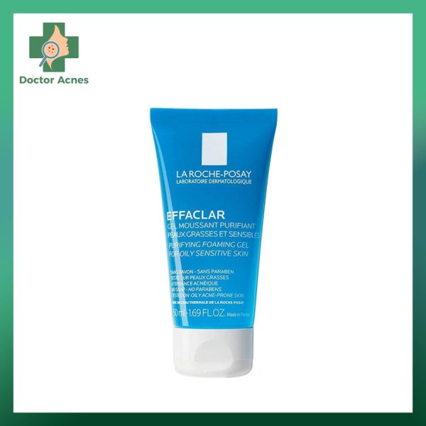 Gel Rửa Mặt Tạo Bọt LA ROCHE-POSAY Effaclar cho da dầu 50ml