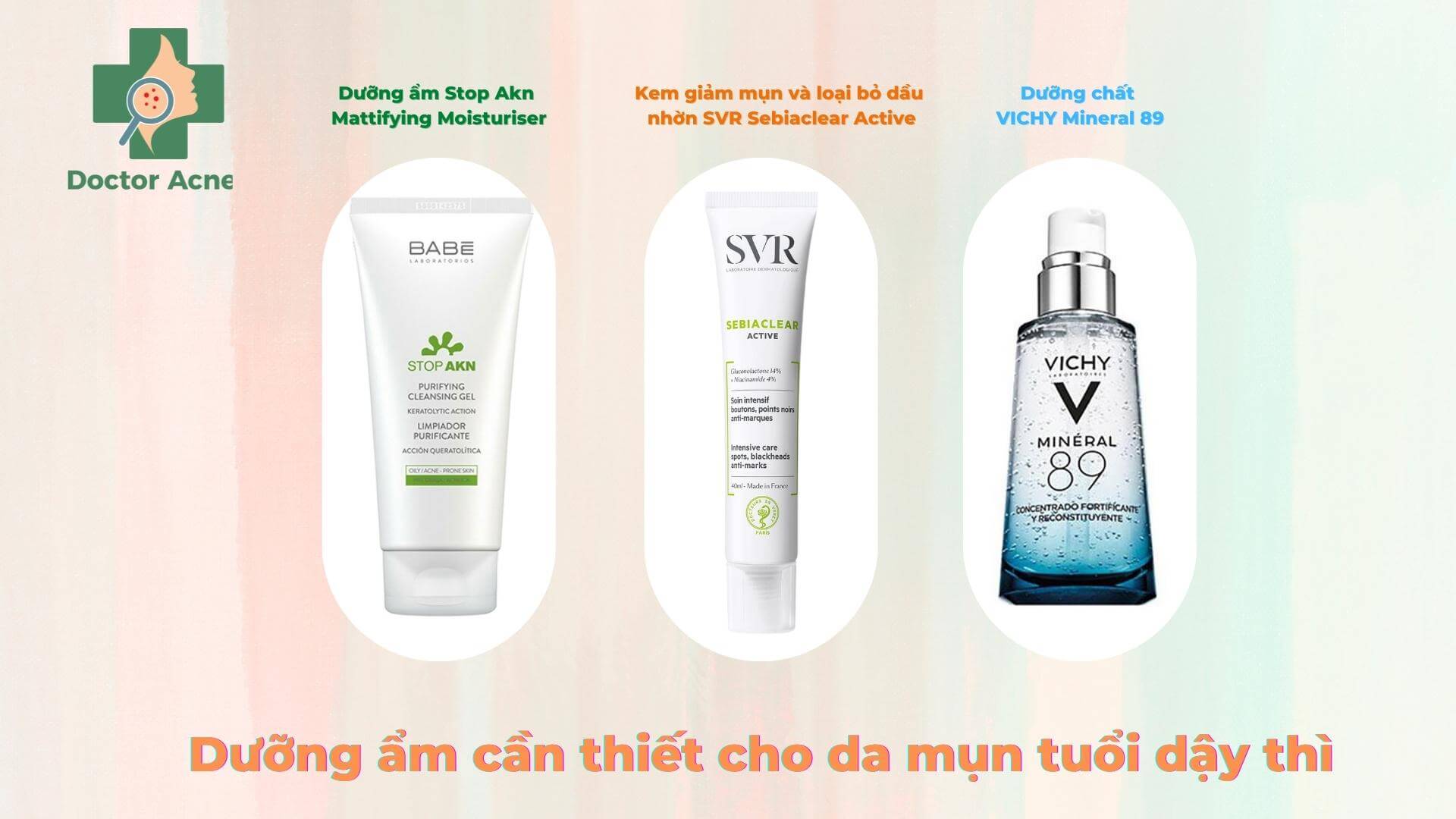Dưỡng ẩm cho da mụn - Doctor Acnes