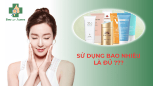 Liều lượng kem chống nắng - Doctor Acnes