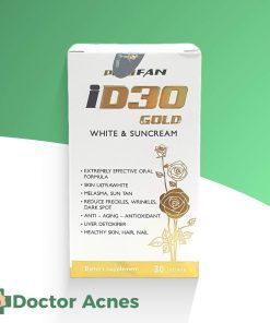 Petyfan iD30 Gold – Viên uống trắng da, chống nắng, điều trị nám