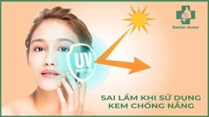 sai lầm khi bôi kem chống nắng