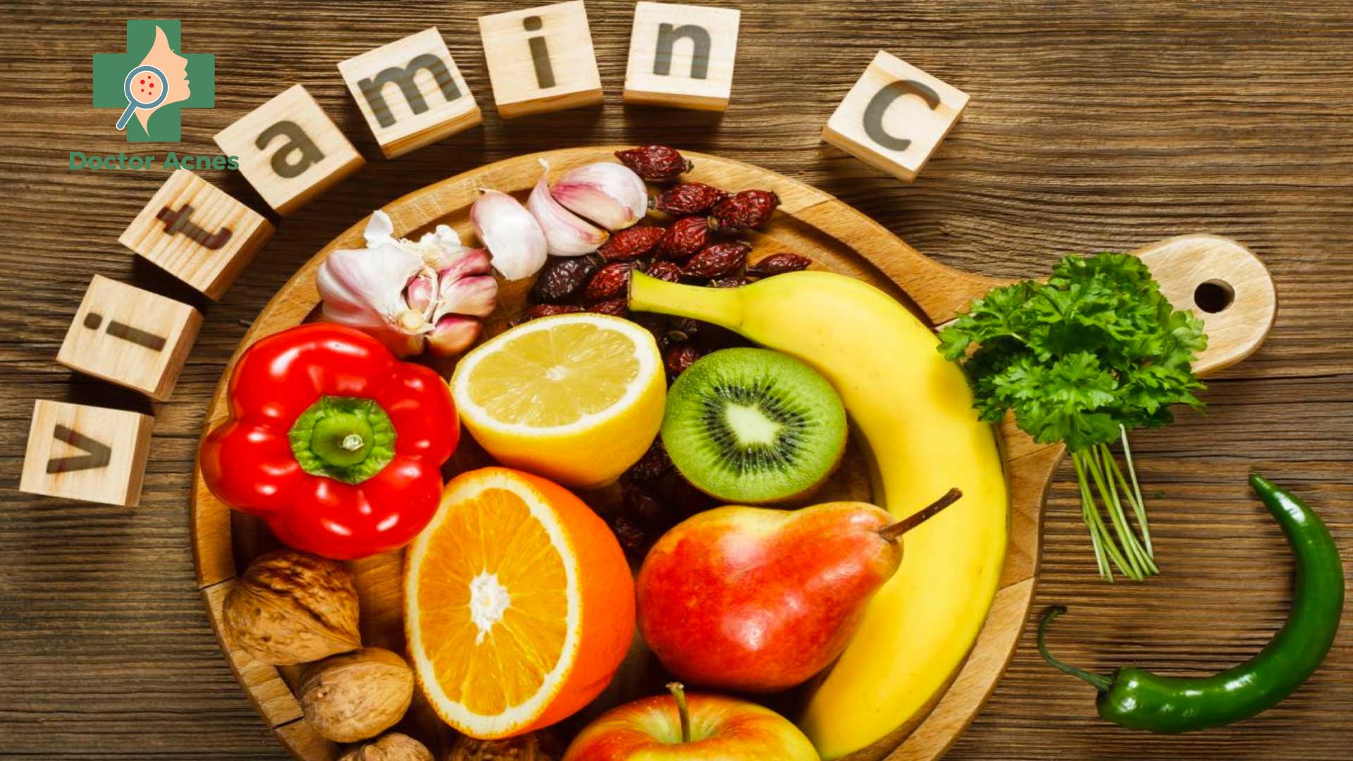 Bổ sung các loại thực phẩm chứa vitamin A,C, E - Doctor Acnes