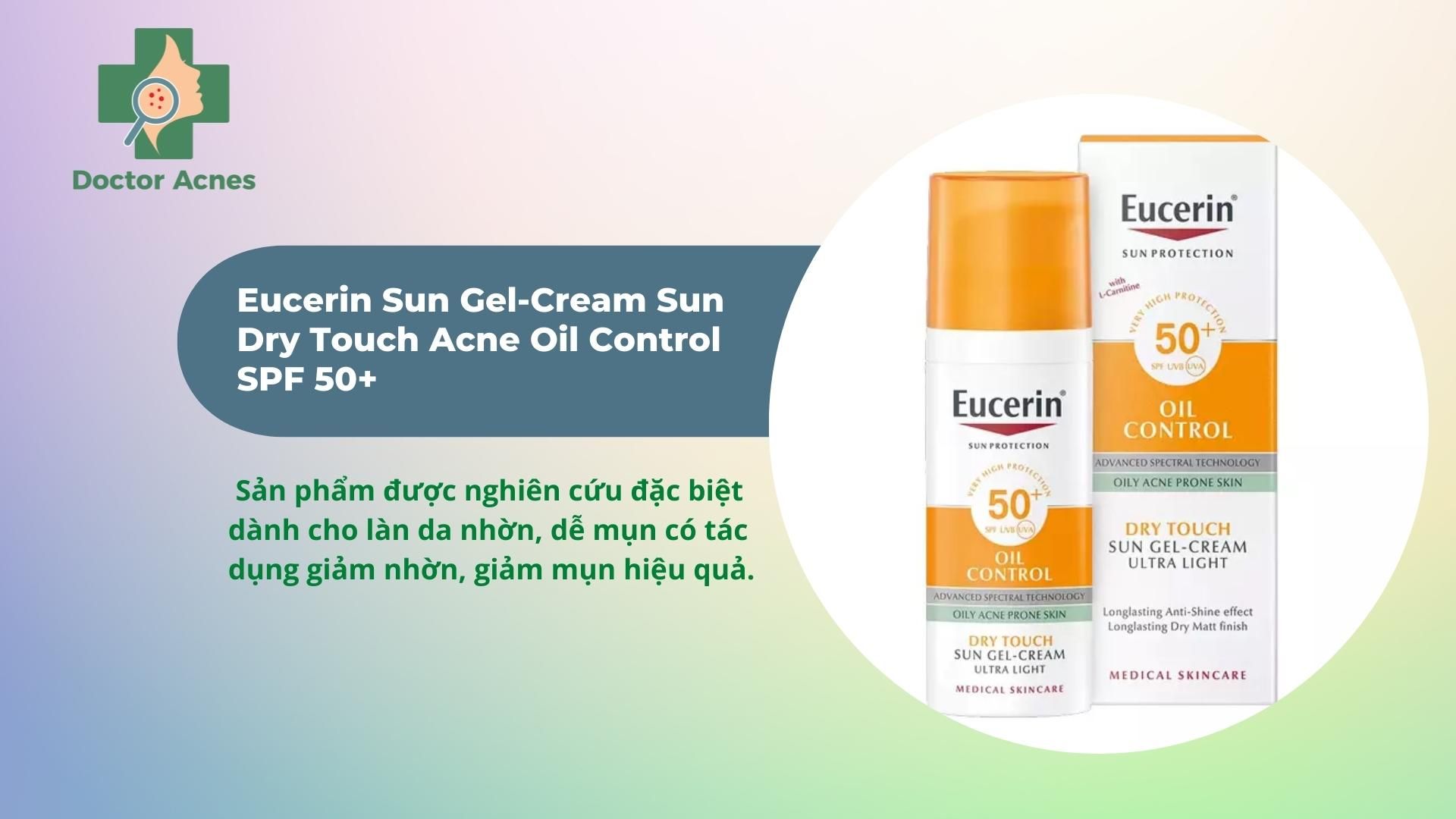 Kem chống nắng Eucerin - Doctor Acnes