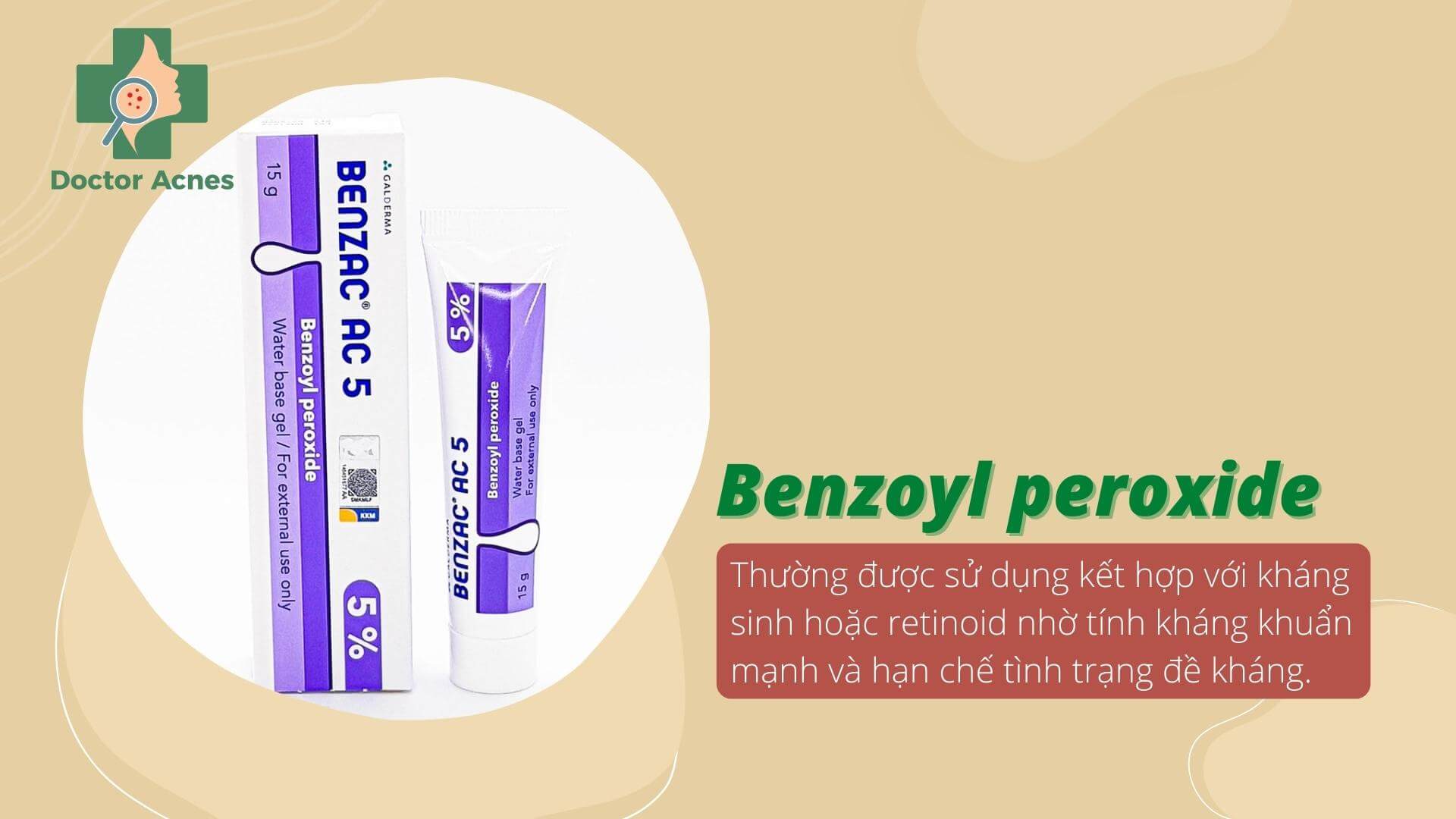 Benzoyl peroxide - Doctor Acnes