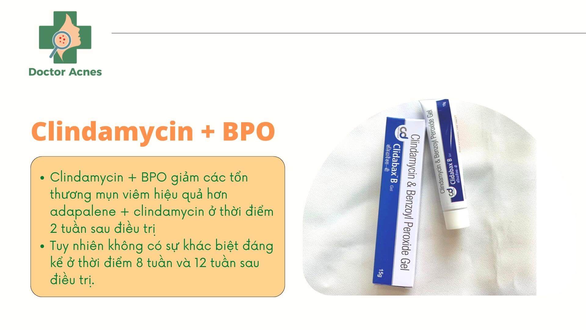 Clindamycin + BPO - Doctor Acnes