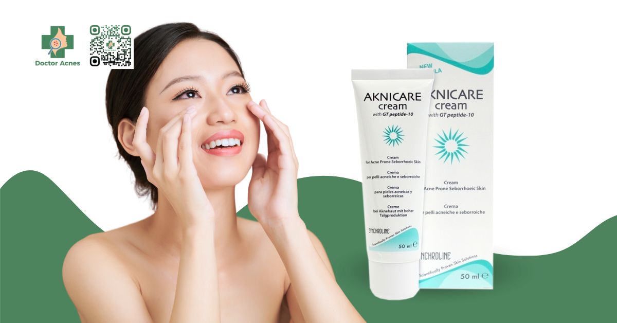 Kem kiểm soát nhờn & giữ ẩm cho da mụn Aknicare Cream 50ml