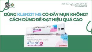 Dùng Klenzit MS có đẩy mụn không?