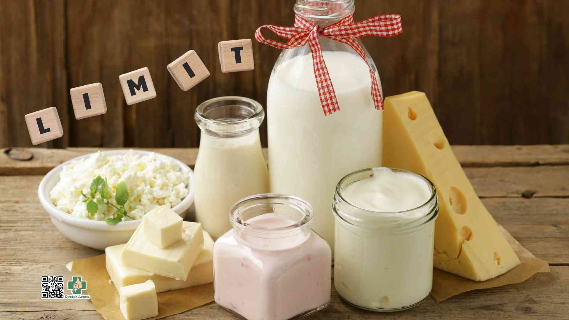 hạn chế sữa và phô mai