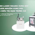 So sánh laser 1064nm xung dài với laser nhuộm xung PDL trong điều trị mụn trứng cá