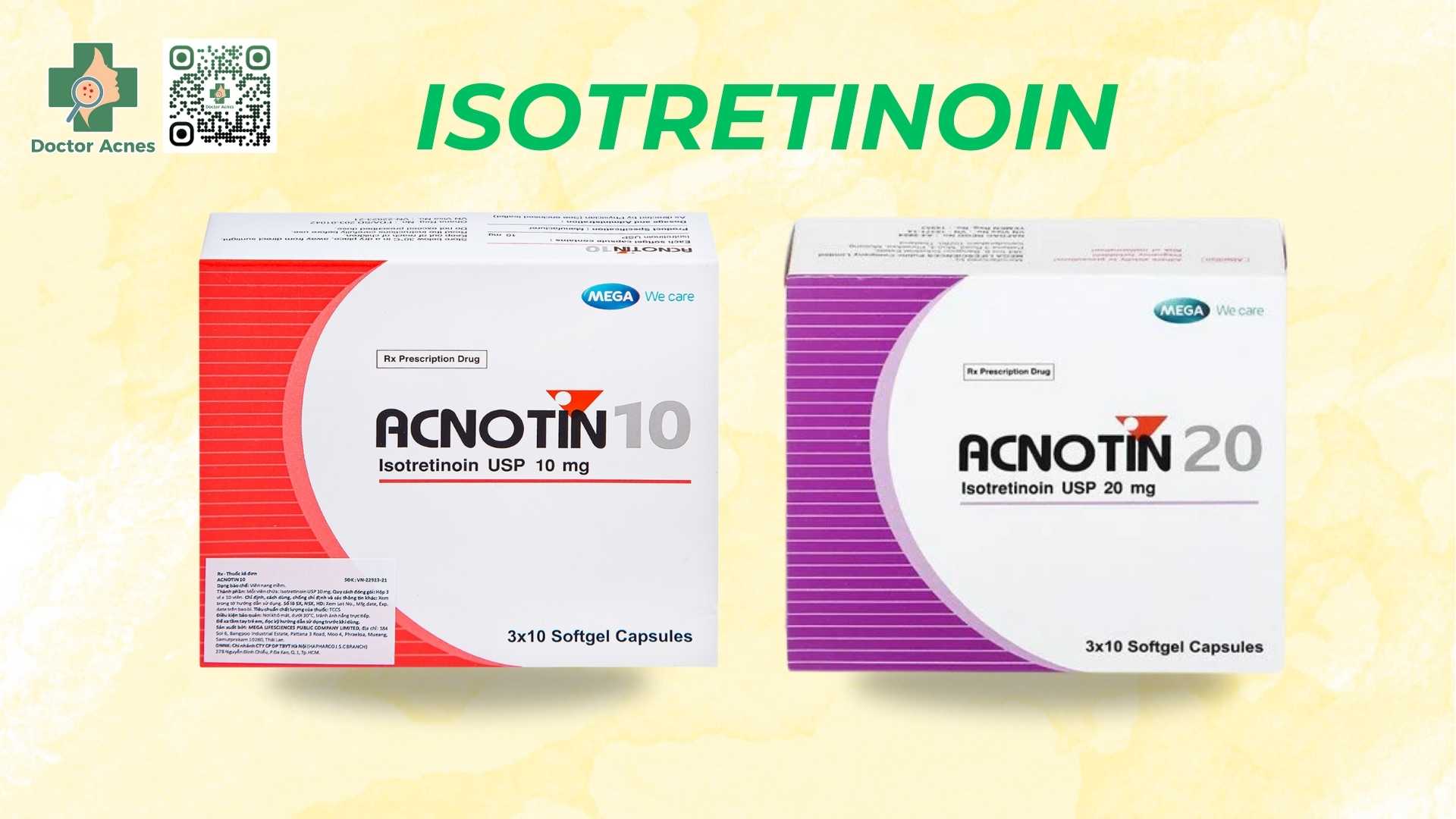 Isotretinoin đường uống (13-cis-retinoic acid)