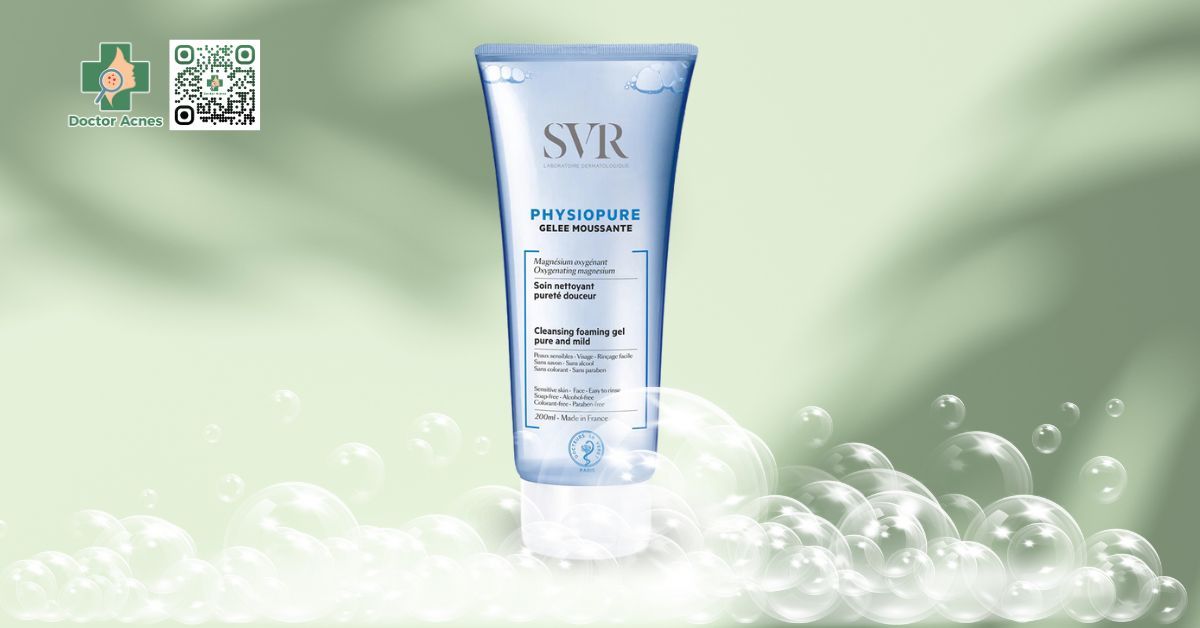 Gel rửa mặt SVR Physiopure dành cho da nhạy cảm