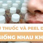 Rượu thuốc và peel da có giống nhau không?
