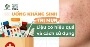 uống kháng sinh trị mụn có ảnh hưởng gì không