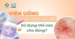 viên uống trị mụn nội tiết