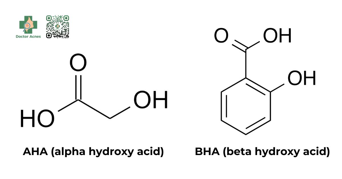 công thức hóa học aha và bha