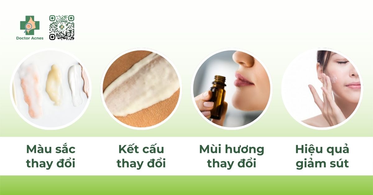 dấu hiệu nhận biết tretinoin bị oxi hóa