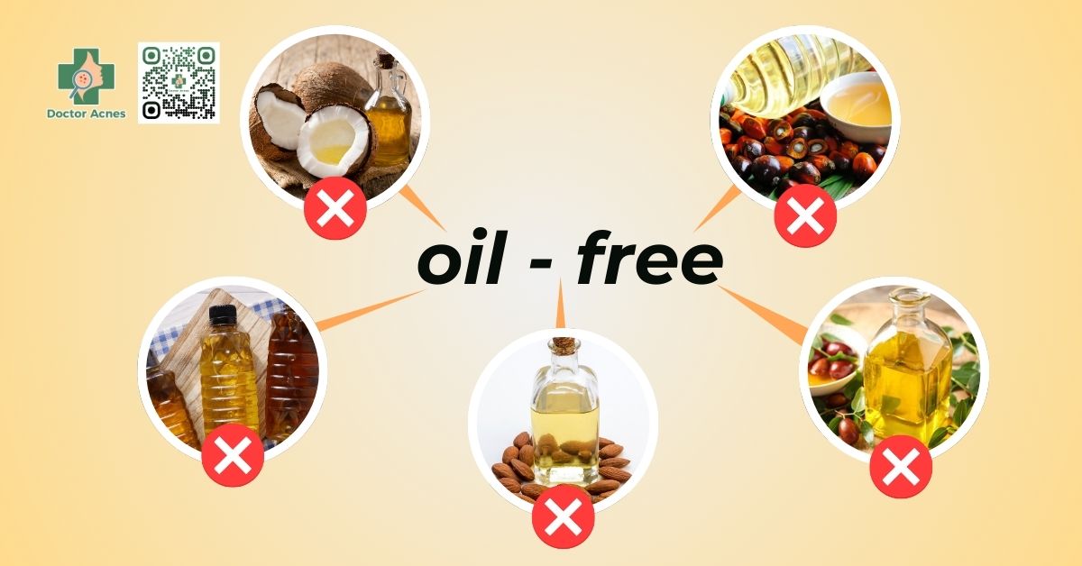 thành phần trong sản phẩm oil - free