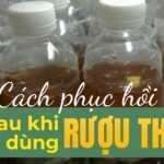 Cách phục hồi da sau khi dùng rượu thuốc