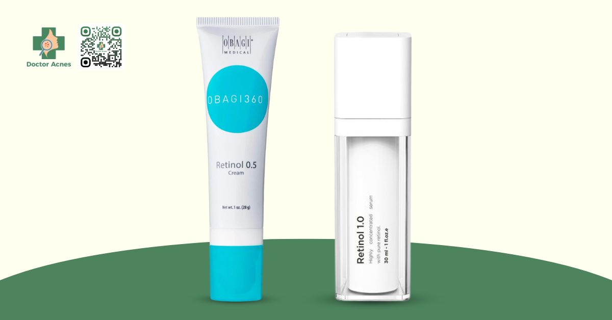 hiệu quả của retinol trong điều trị mụn ẩn