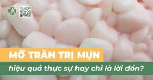 Mỡ trăn trị mụn