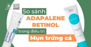 so sánh adapalene và retinol