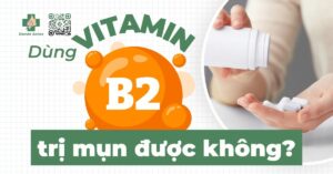 vitamin b2 trị mụn