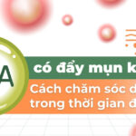 AHA có đẩy mụn không? Cách chăm sóc da trong thời gian đẩy mụn