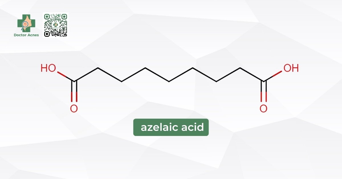 cấu trúc hoá học của azelaic acid