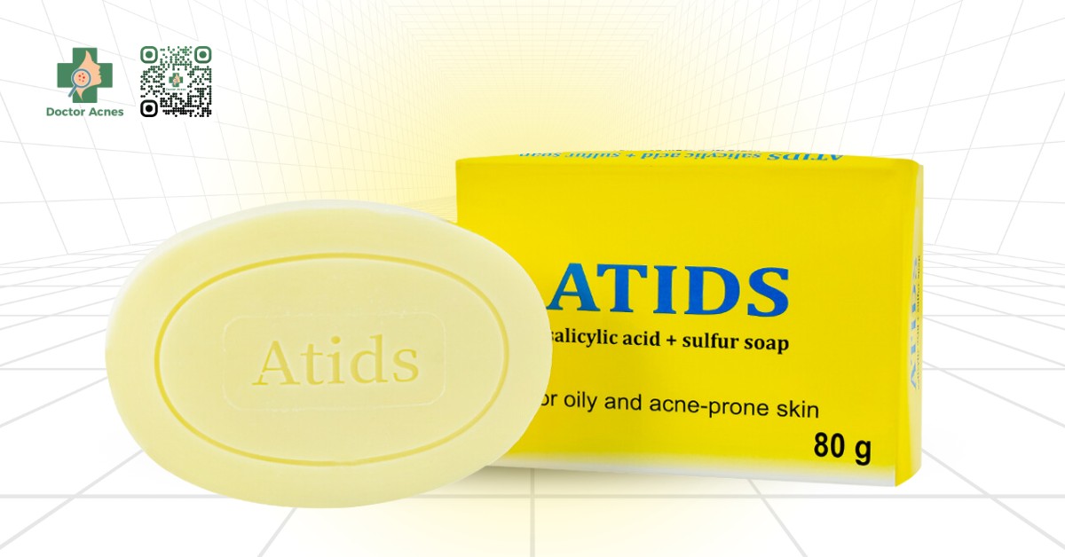 xà phòng giảm mụn lưng Atids Soap