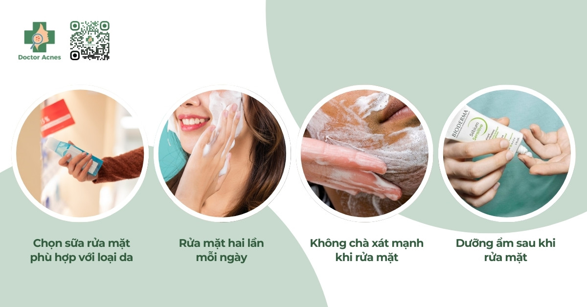 hướng dẫn sử dụng sữa rửa mặt