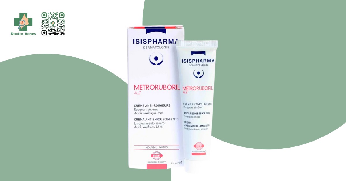 isis pharma metroruboril a.z anti-redness cream