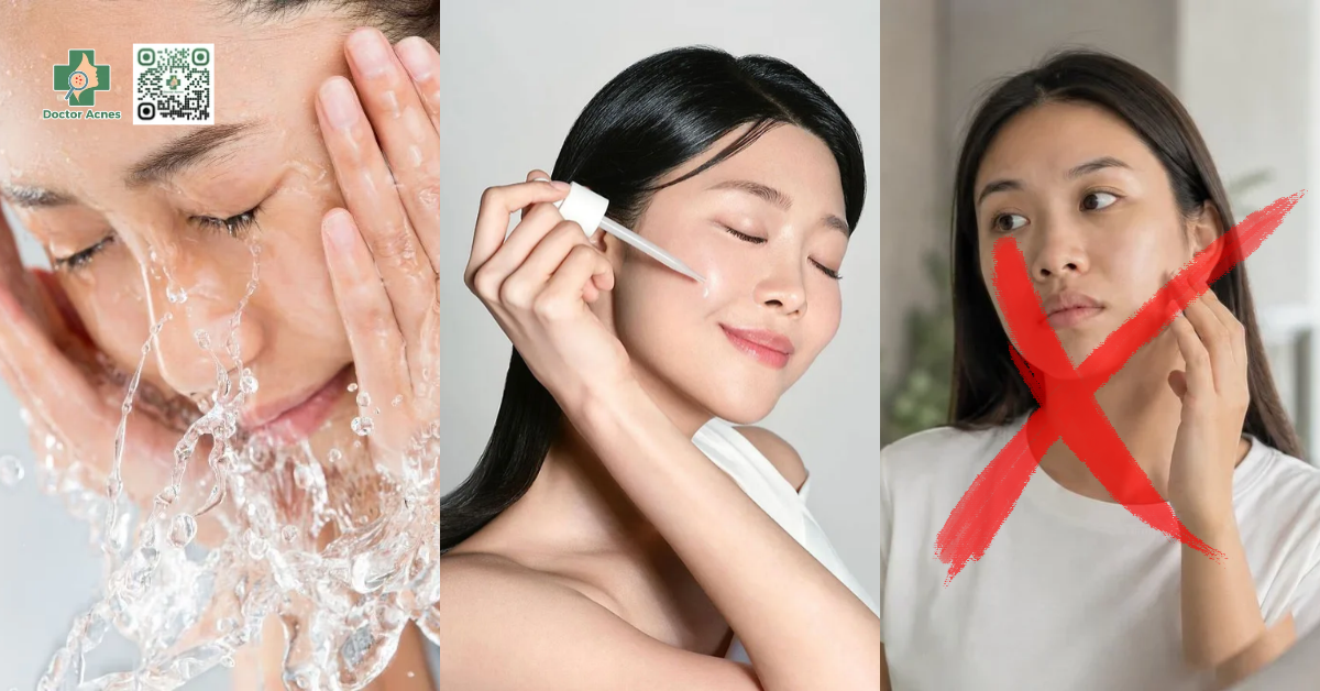 quy trình chăm da tại nhà