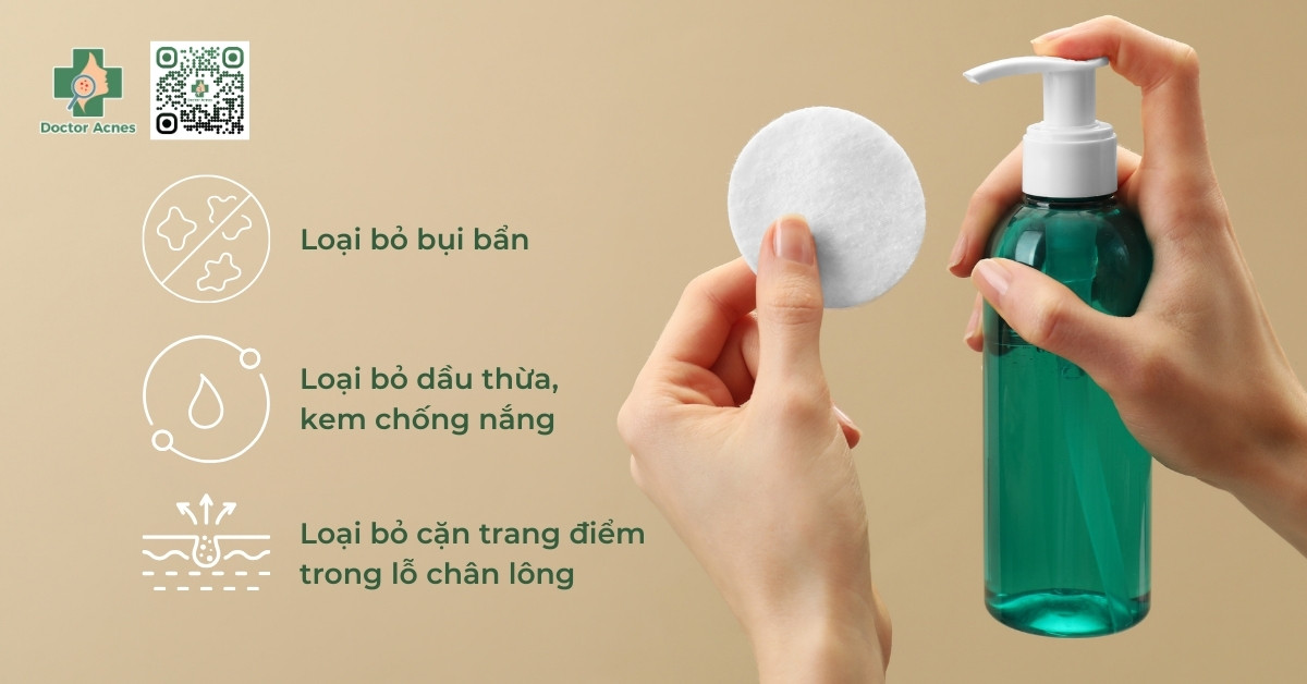 tác dụng tẩy trang