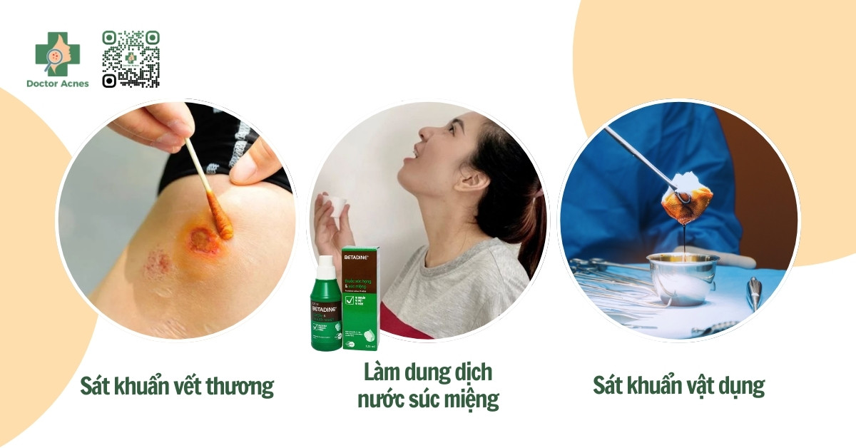 công dụng của betadine