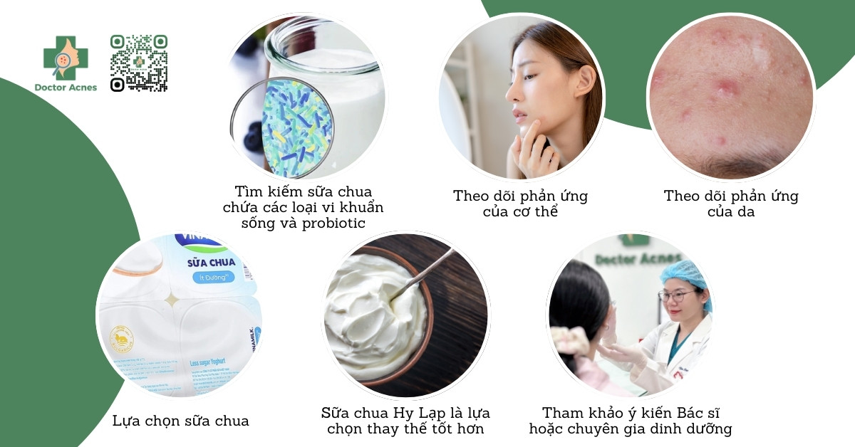 lời khuyên ăn sữa chua cho người bị mụn