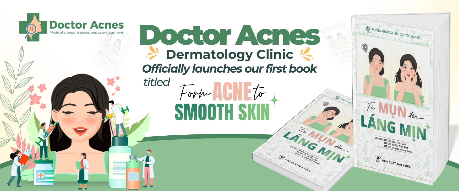 Newbook Doctor Acnes From Acne to Smooth Skin Banner