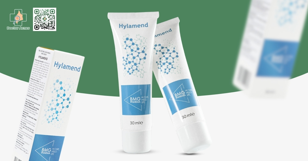 gel dưỡng ẩm trị mụn hylamend