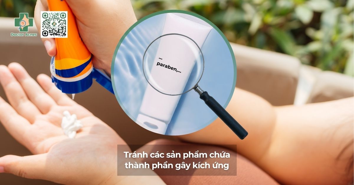 chọn kem chống nắng không kích ứng