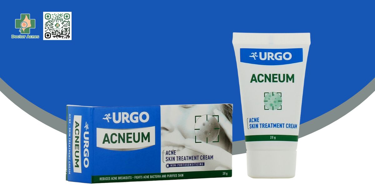 gel hỗ trợ trị mụn urgo acneum