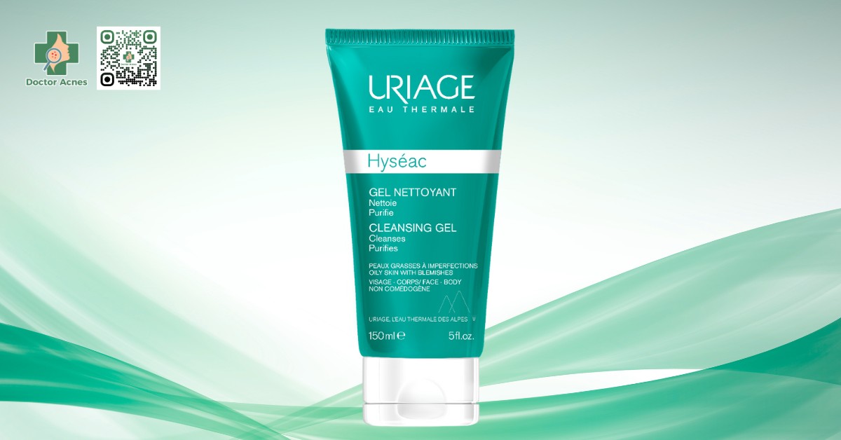 gel rửa mặt uriage hyséac