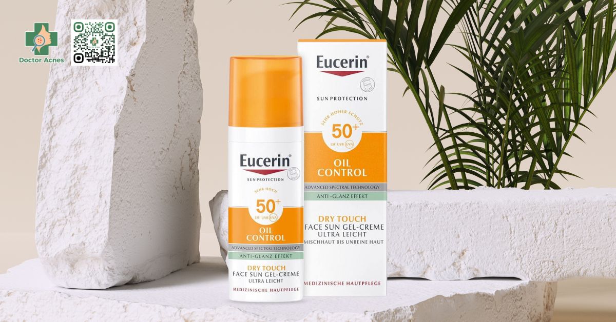 kem chống nắng eucerin sun dry touch