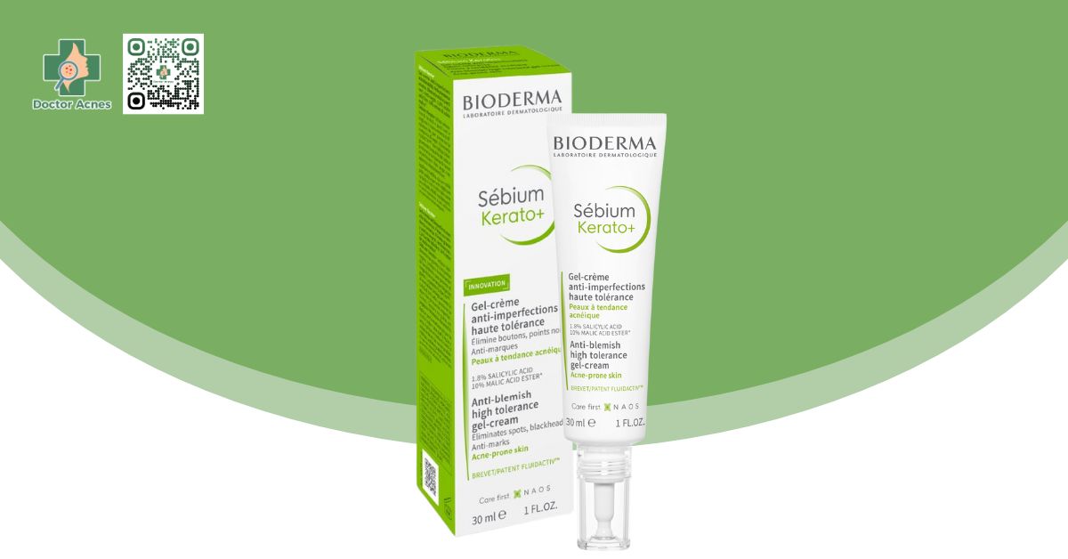 kem dưỡng trị mụn bioderma sebium