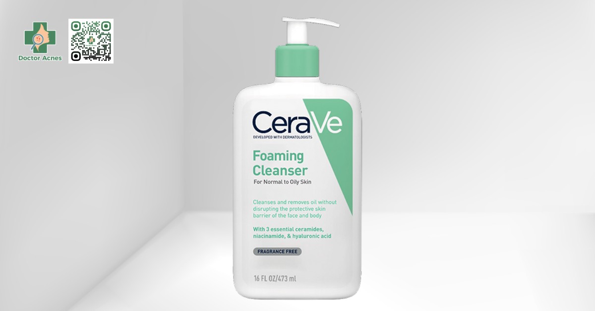 sữa rửa mặt cerave foaming