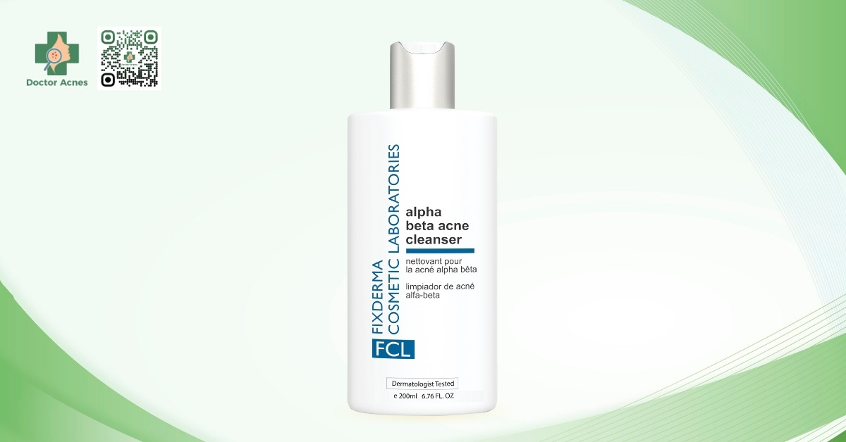 sữa rửa mặt fixderma alpha-beta acne