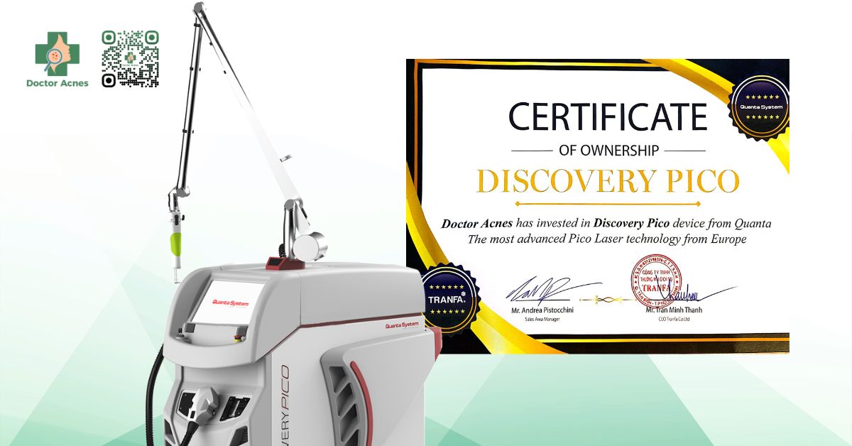 dòng máy laser pico tại doctor acnes