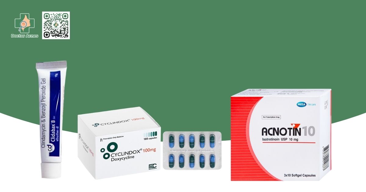dùng thuốc kháng sinh trị mụn