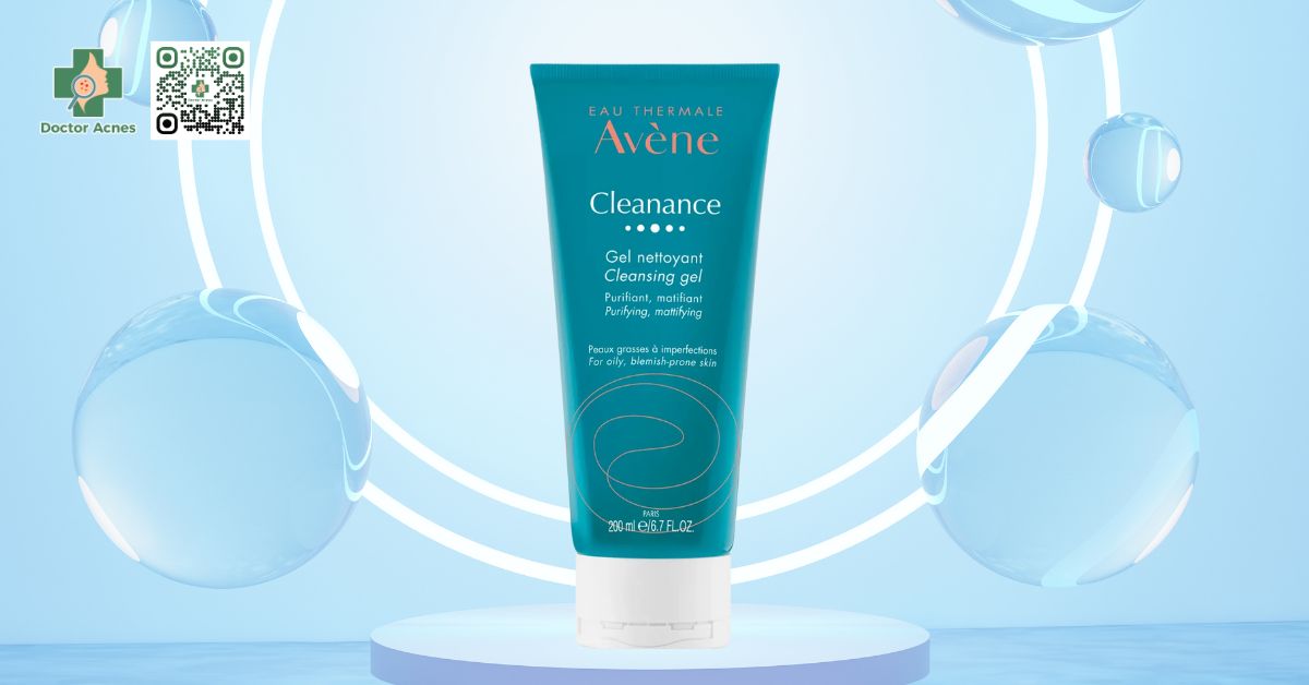 gel rửa mặt avène