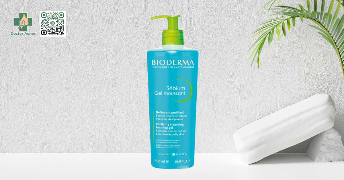 gel rửa mặt bioderma