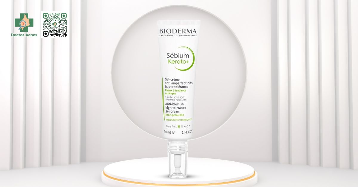 kem trị mụn bioderma sébium kerato